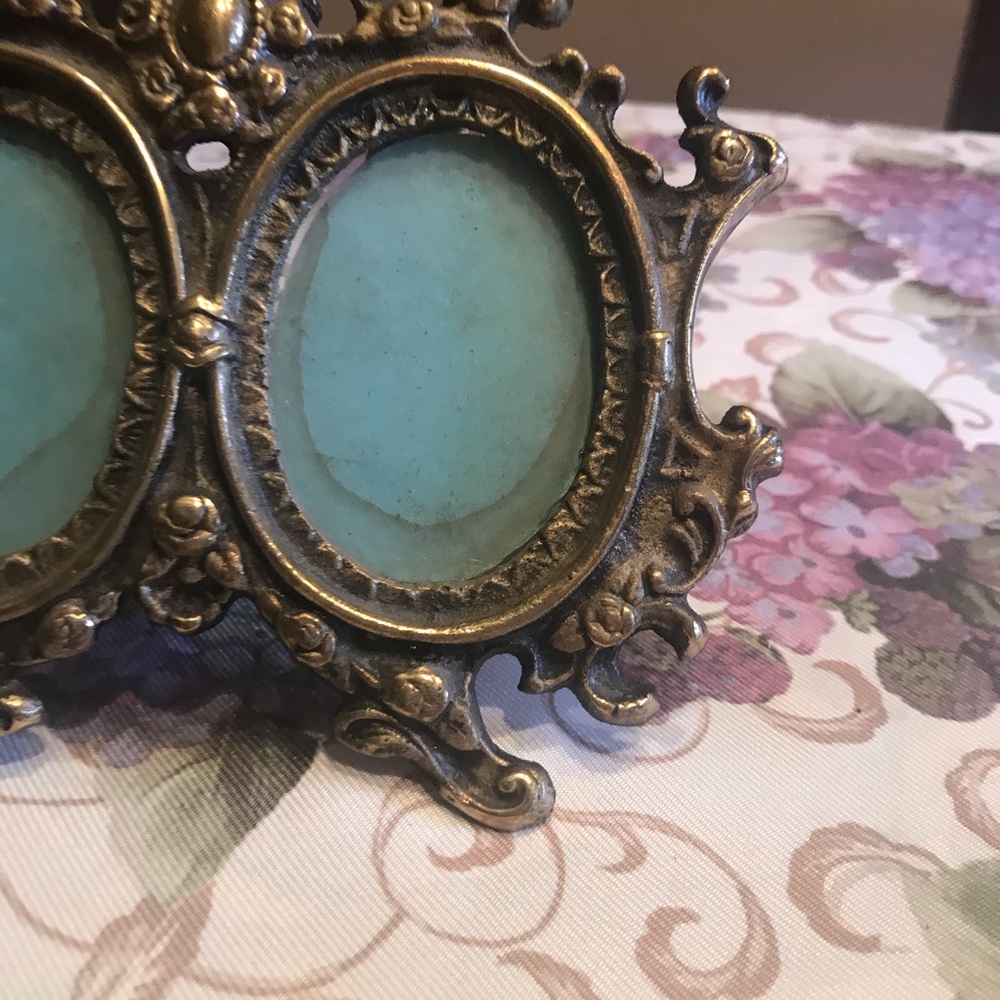 1940s ANTIQUE BRASS FRAME - Picture 4 of 8